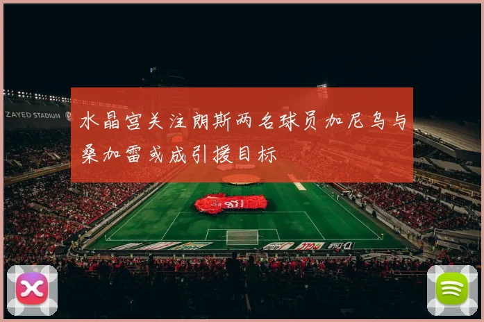 水晶宫关注朗斯两名球员加尼乌与桑加雷或成引援目标